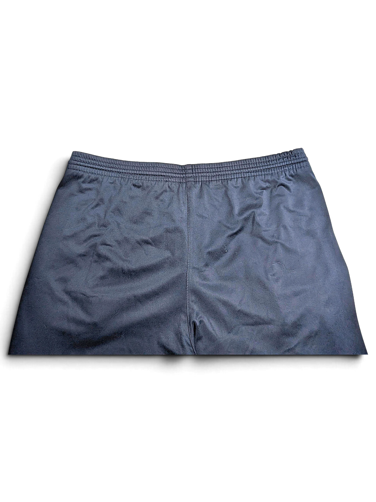 JAKE & IPI pre-owned Champion navy blue track pants with an elasticated waistband and open-hem design.