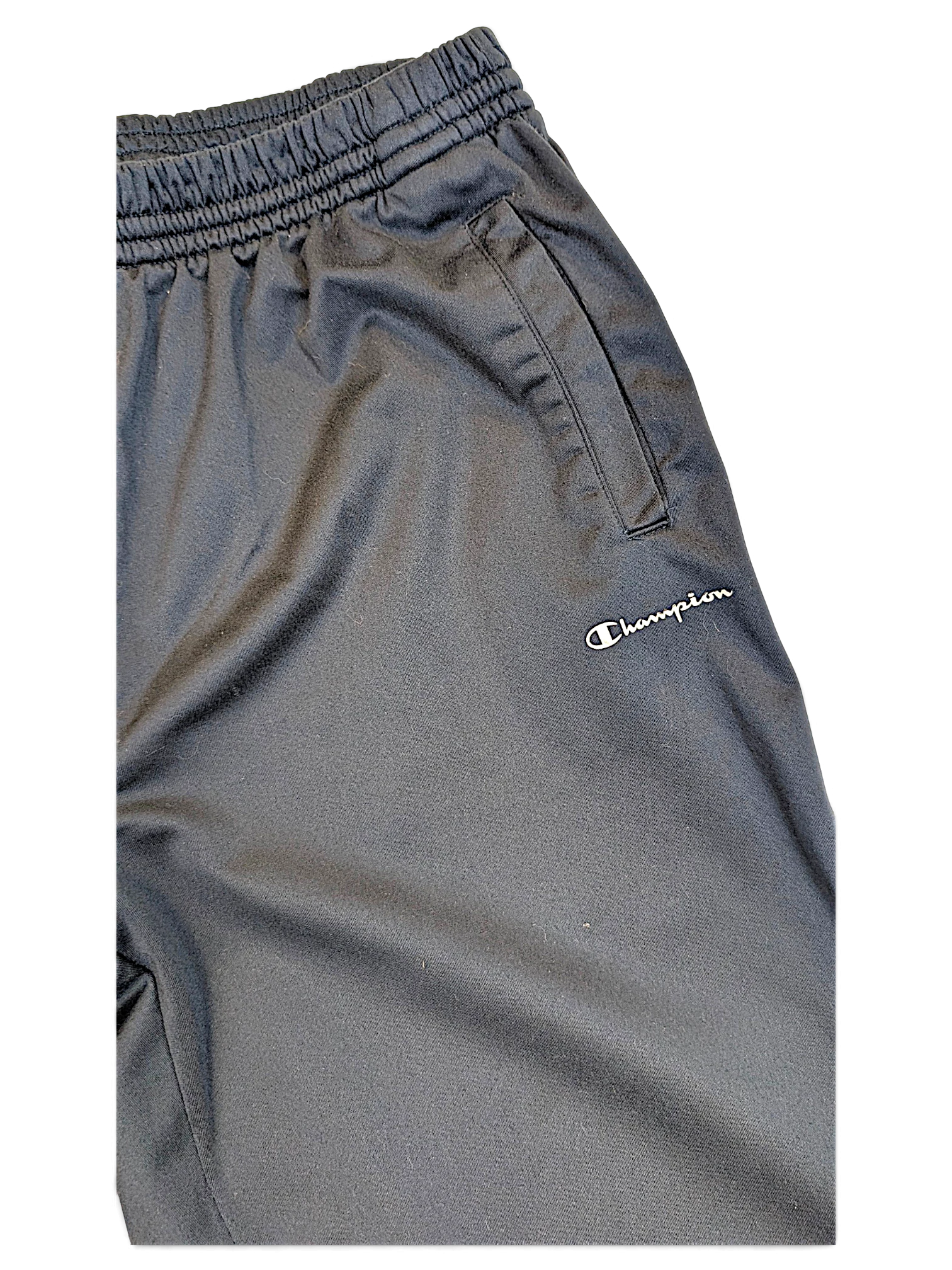JAKE & IPI pre-owned navy Champion track pants with an elasticated waistband and embroidered logo detail