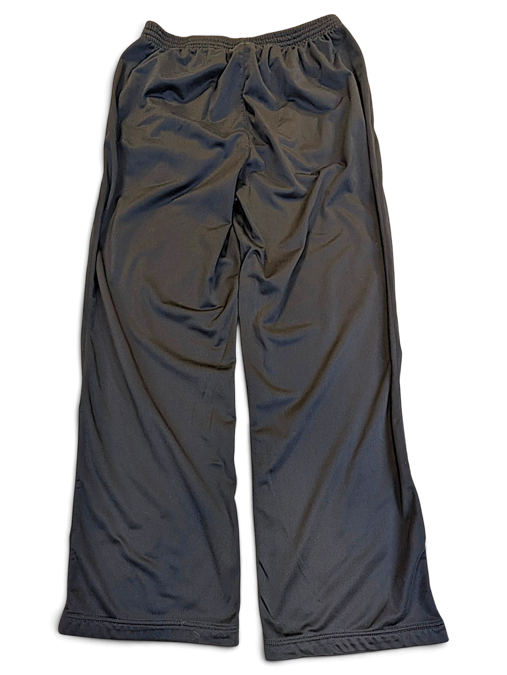 JAKE & IPI pre-owned Champion navy track pants with a relaxed straight-leg fit and open-hem design.