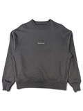 JAKE & IPI charcoal grey crewneck sweatshirt with Skorpioni text printed on the chest