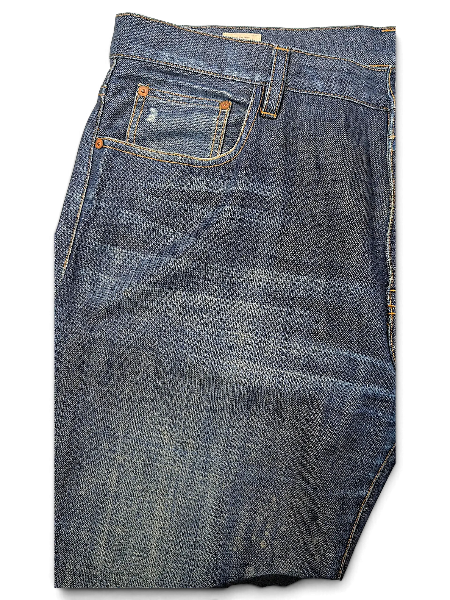 JAKE & IPI Closed blue denim jeans with five-pocket construction and subtle whiskering detail.