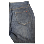 JAKE & IPI Closed dark wash denim jeans featuring a classic five-pocket design and contrast stitching.