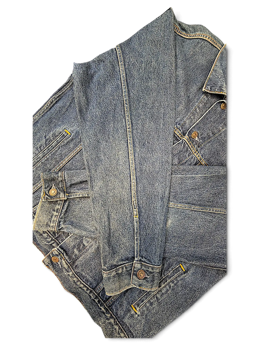 JAKE & IPI Levi Strauss Signature dark blue denim jacket with classic button-up front and stitched detailing