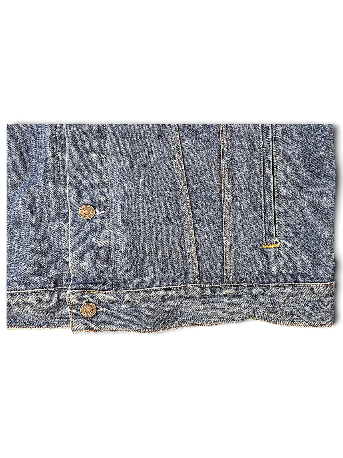 JAKE & IPI Levi Strauss Signature dark blue denim jacket with contrast stitching and metal button details