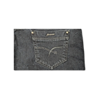 JAKE & IPI Miss Natalie MN Denim Division tummat farkut, takatasku koristetikkauksin ja metallinen logolaatta