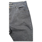 JAKE & IPI Miss Natalie MN Denim Division tummanharmaat farkut, kontrastitikkaukset ja etutasku