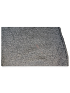 Close-up of JAKE & IPI Pacific & CO College dark grey heathered cotton fabric texture with visible stitching