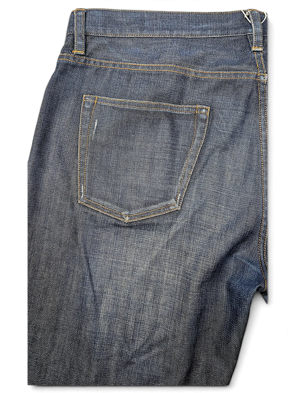 JAKE & IPI dark wash denim jeans featuring a classic five-pocket design and contrast stitching detail.