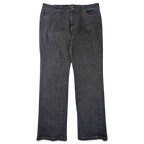 JAKE & IPI Miss Natalie MN Denim Division tummat suoralahkeiset farkut, kontrastitikkaukset