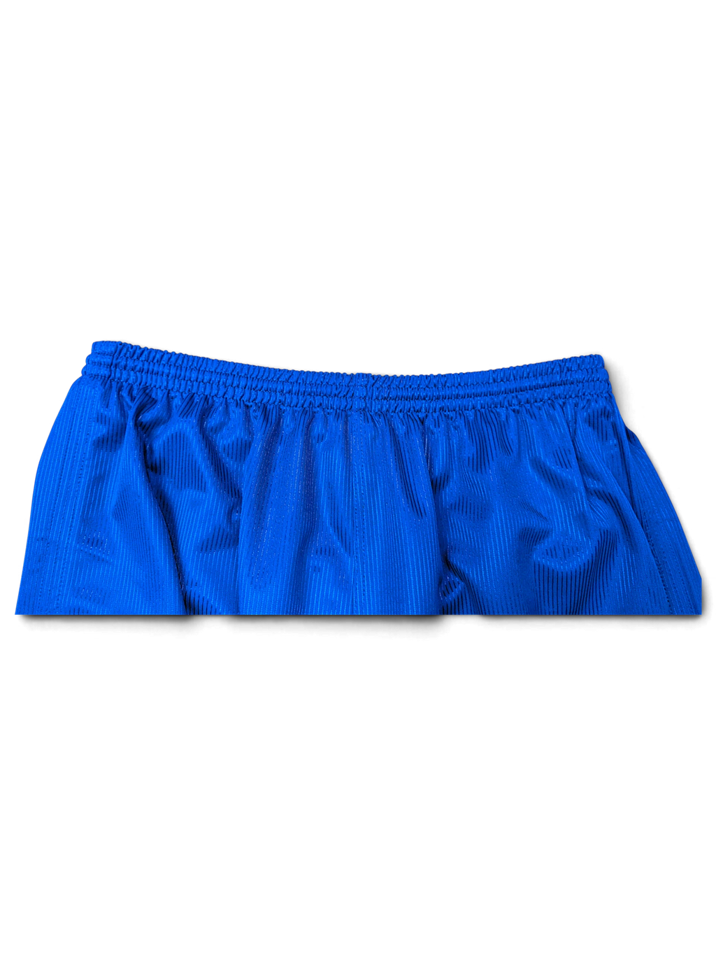 JAKE & IPI Diadora Real royal-blue football shorts showing the elasticated waistband