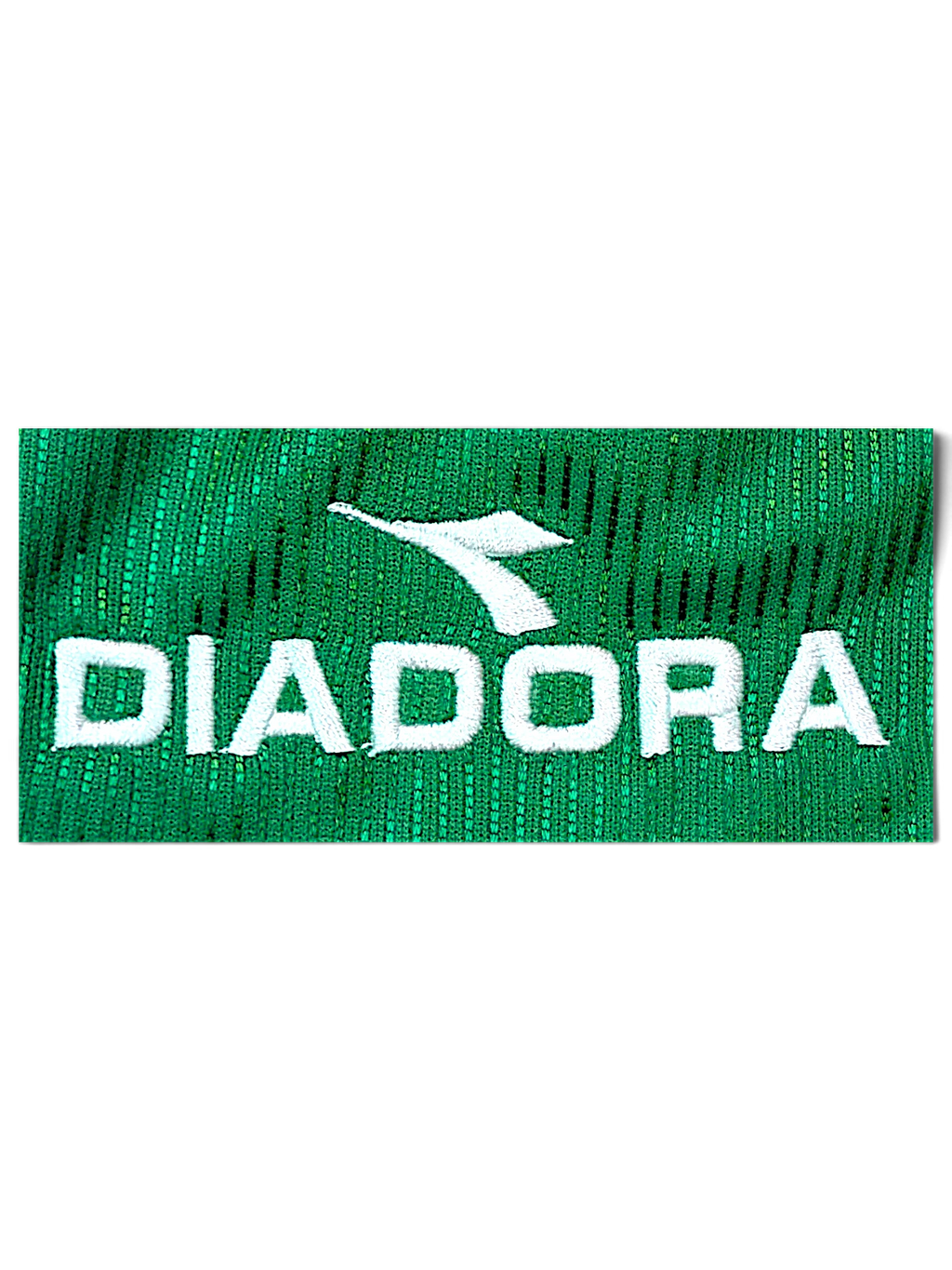 JAKE & IPI Diadora Real green football shorts with embroidered white logo