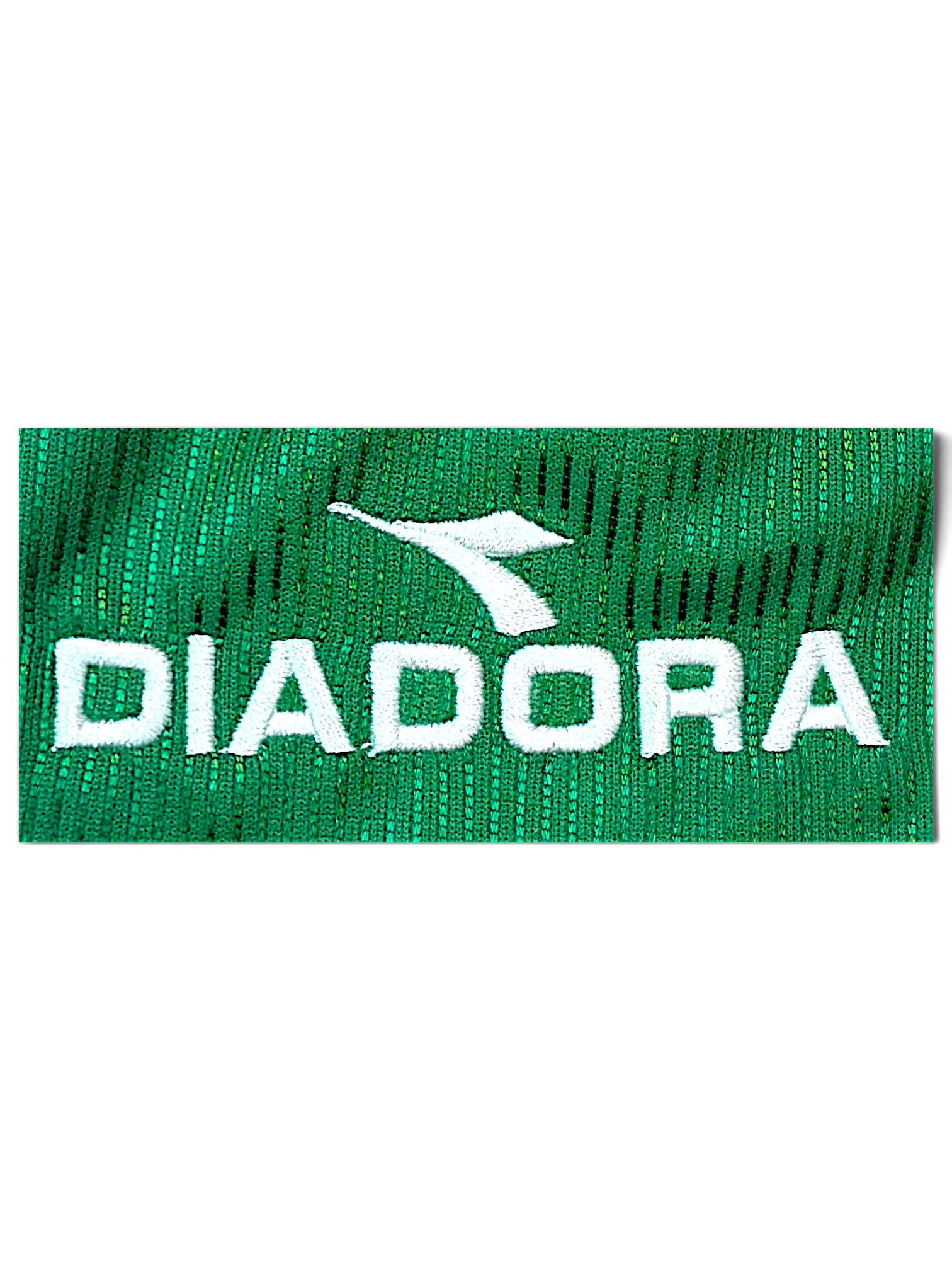 JAKE & IPI Diadora Real green football shorts with embroidered white logo