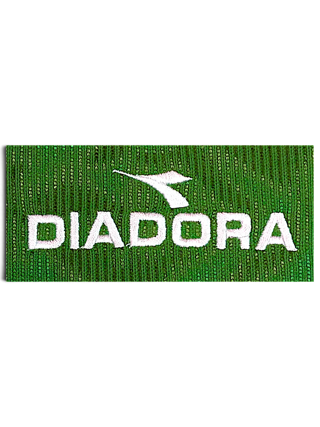 JAKE & IPI Diadora Roma green football shirt with embroidered white chest logo