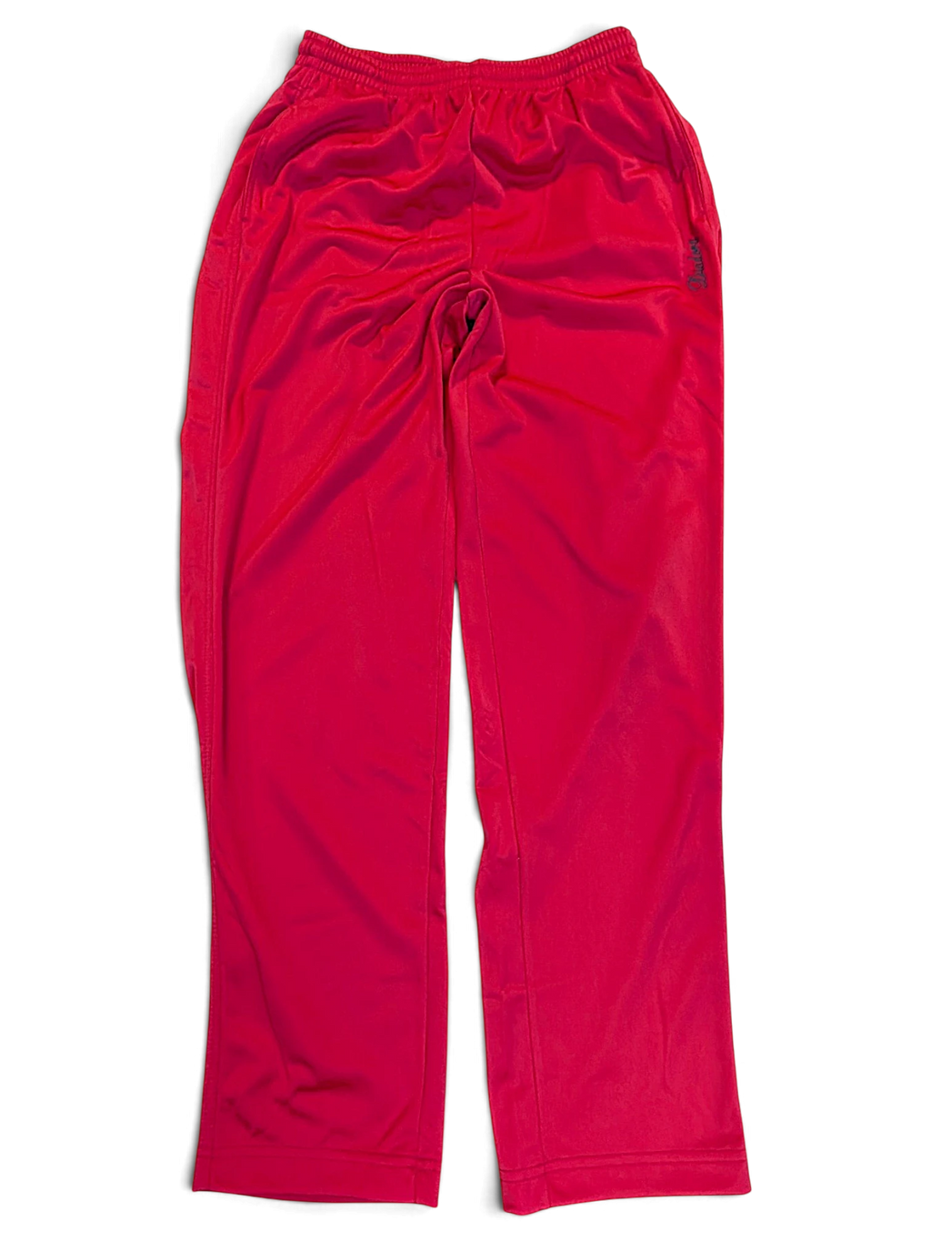 JAKE & IPI pre-owned Diadora pink polyester track pants with a relaxed fit and tonal branding