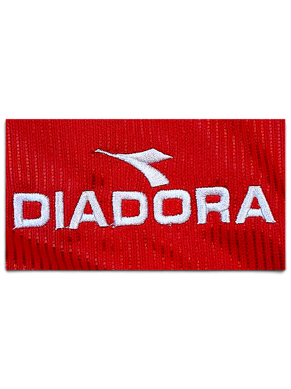 JAKE & IPI Diadora Real red football shorts with embroidered white logo