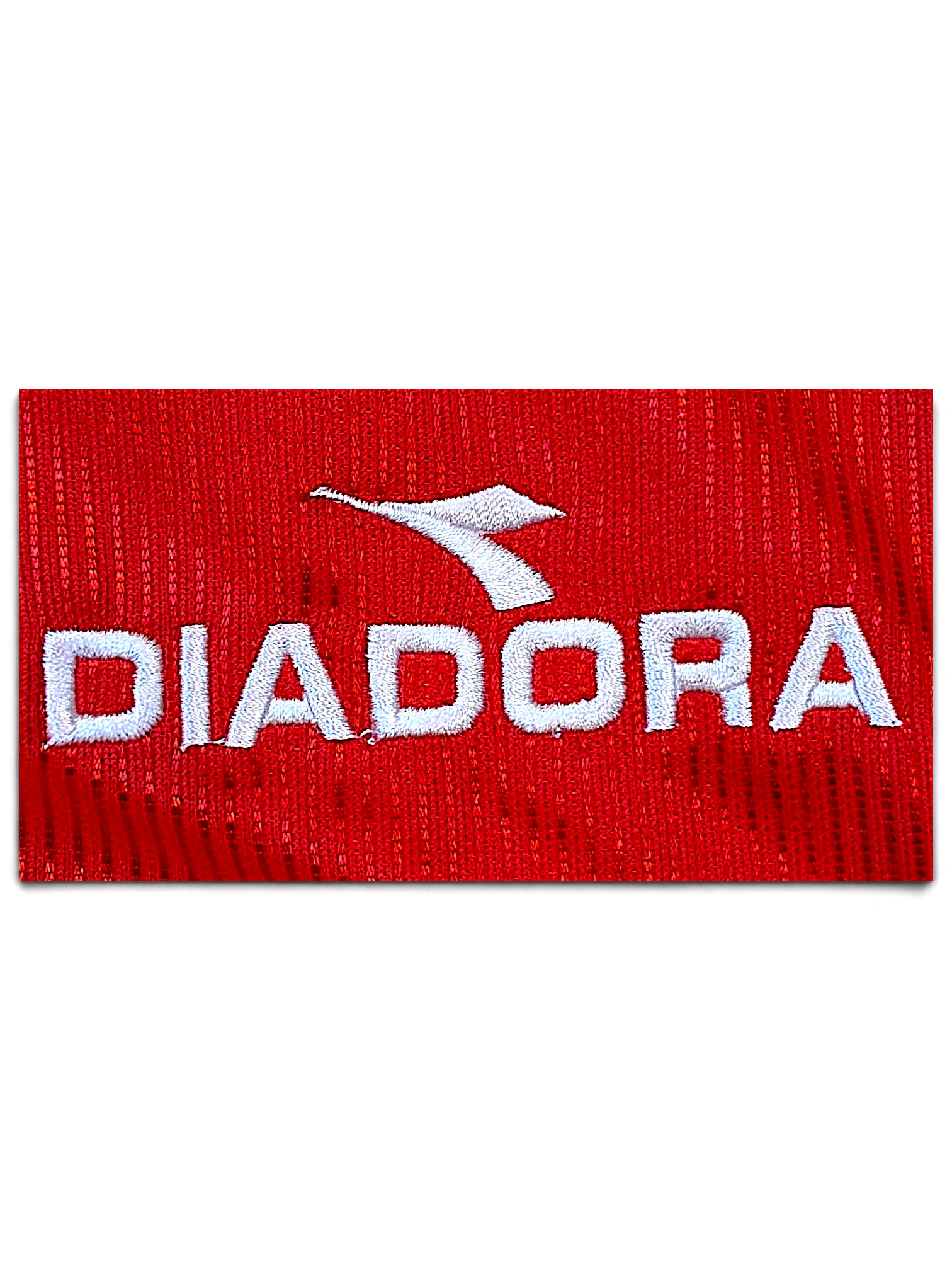 JAKE & IPI Diadora Real red football shorts with embroidered white logo