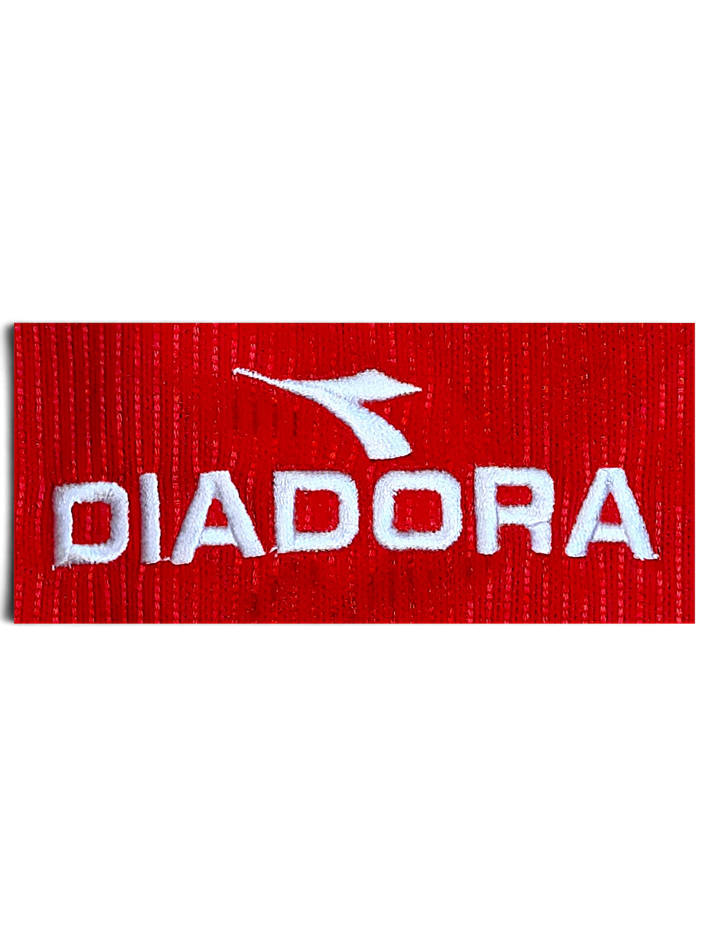 JAKE & IPI Diadora Roma red football shirt with embroidered white chest logo