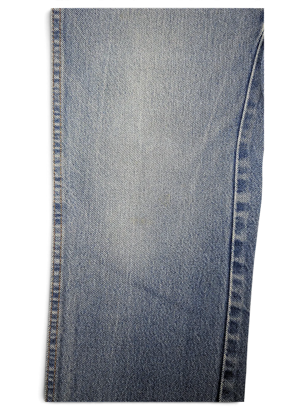 JAKE & IPI Dickies light wash denim jeans featuring a classic five-pocket construction and durable stitching.