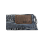 JAKE & IPI Diesel Krayer W32 jeans featuring a brown leather branded patch on the back waistband