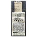JAKE & IPI Diesel Krooley jeans interior care label showing 100 percent cotton composition and made in Italy text