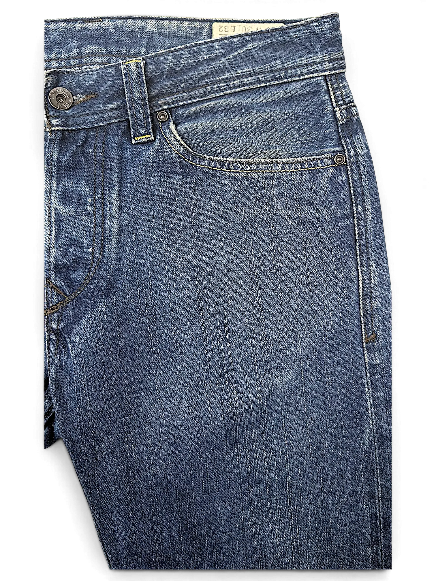 JAKE & IPI Diesel Vikerback blue denim jeans featuring a classic five-pocket construction and button fly closure.