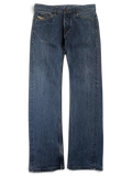 JAKE & IPI Diesel Vikerback blue denim jeans with classic five-pocket construction and straight leg fit.