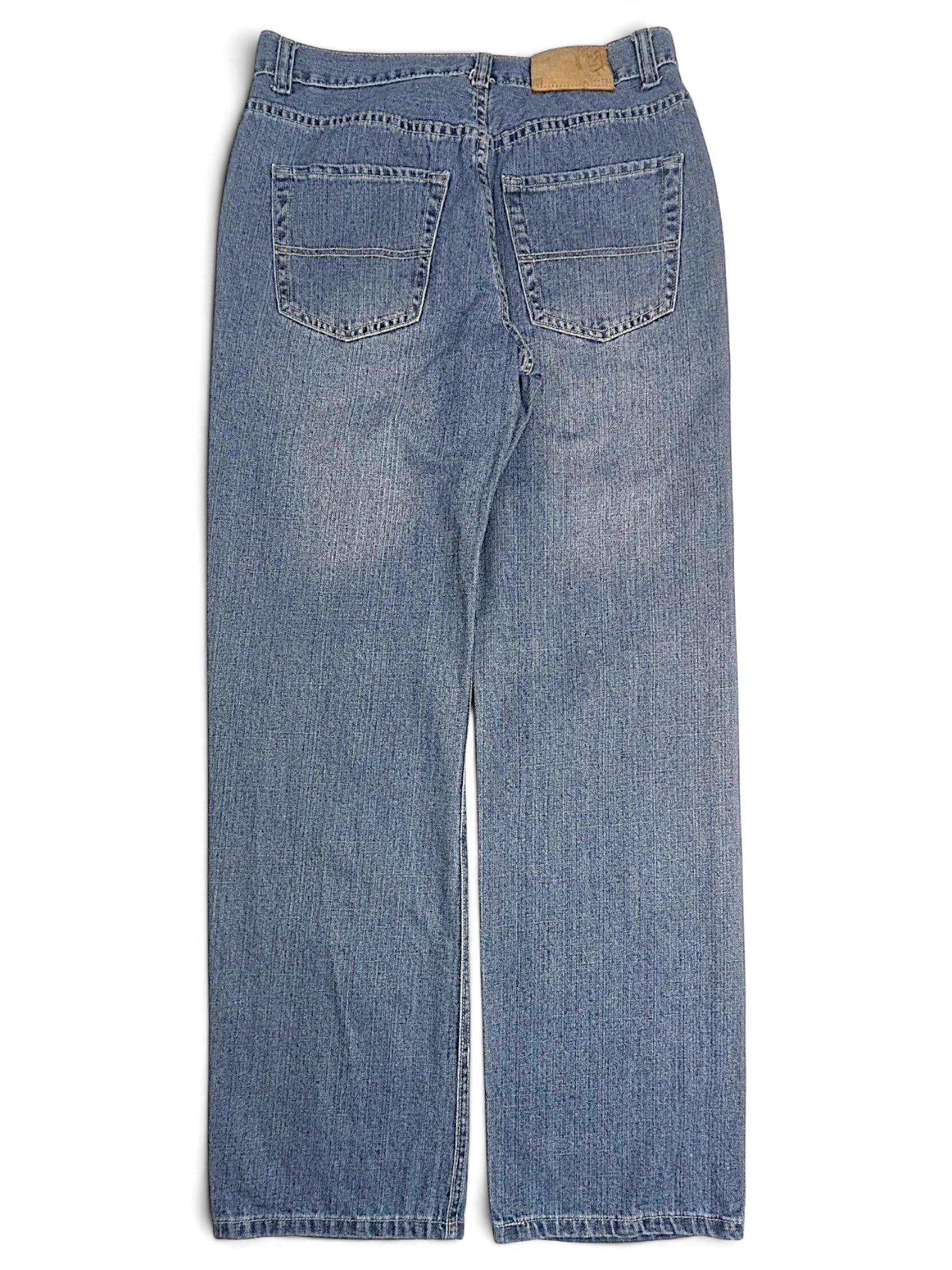 JAKE & IPI Diesel vintage blue jeans featuring a classic five-pocket design and relaxed Y2K fit, back view.