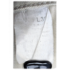 JAKE & IPI Dockers beige pleated chinos size label showing W33 L30 on cotton fabric