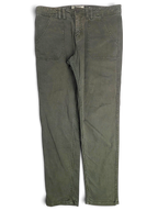 JAKE & IPI pre-owned FatFace olive green utility trousers with front patch pockets and a straight leg fit.