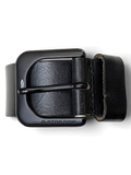 JAKE & IPI G-Star Raw black leather belt with a matte black metal buckle and embossed logo detail
