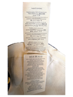 JAKE & IPI Gucci blue cap interior fabric care label with cotton and linen composition details