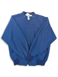 Hartwell Blue Zip Jacket; Front view of the blue zip jacket.
