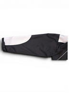 JAKE & IPI IBE Elenyor jacket sleeve in black and white technical fabric with contrast panel detailing