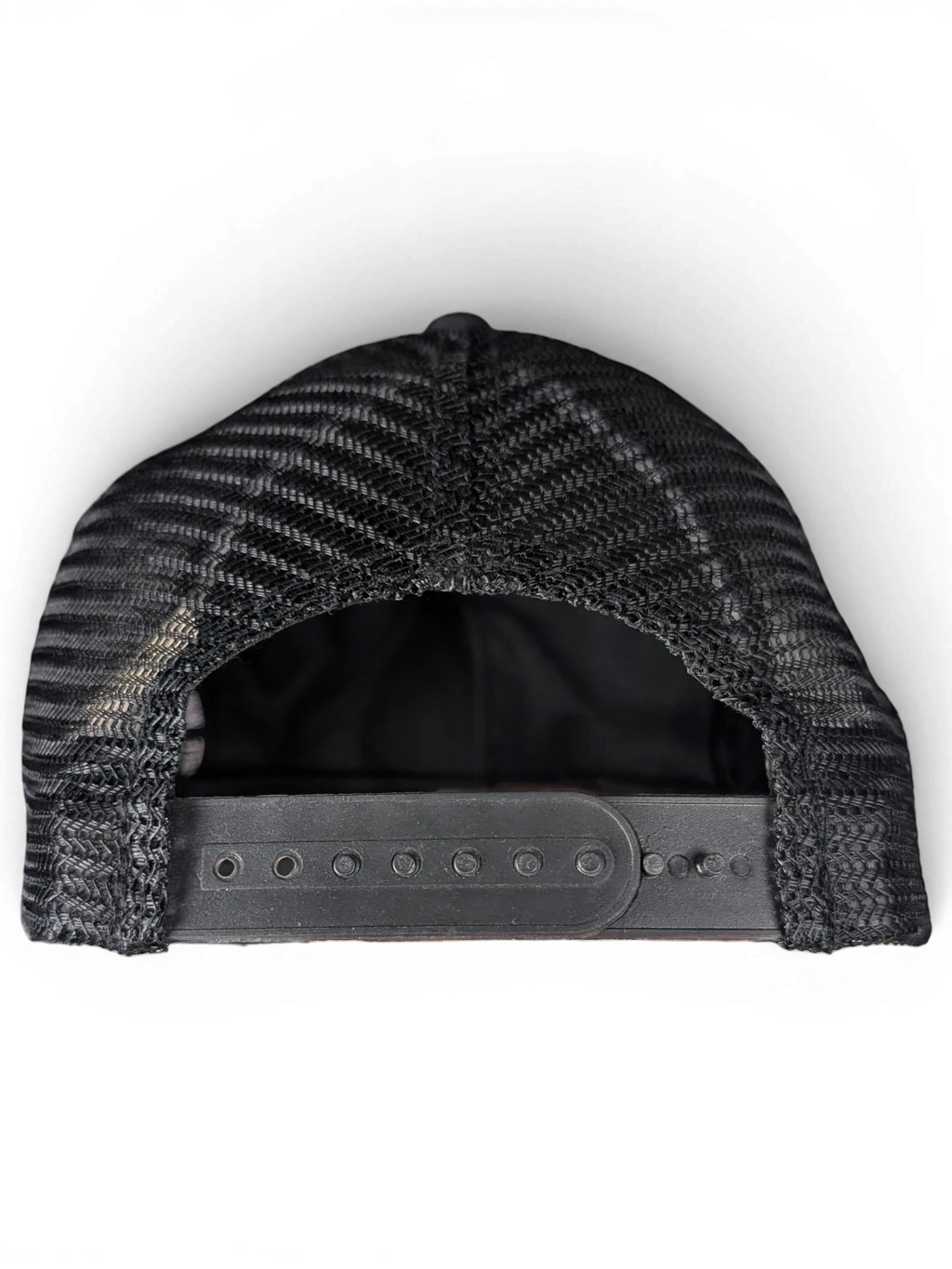 JAKE & IPI IBE Morivelle black trucker cap with mesh back and adjustable snapback closure
