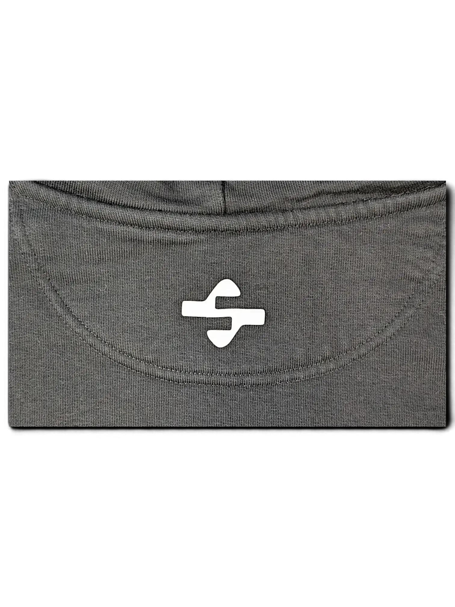 JAKE & IPI IBE Pyzze black hoodie featuring a white abstract graphic logo on the chest