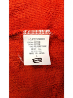 JAKE & IPI Icecream zip hoodie fabric care label showing cotton blend material and made in Japan details