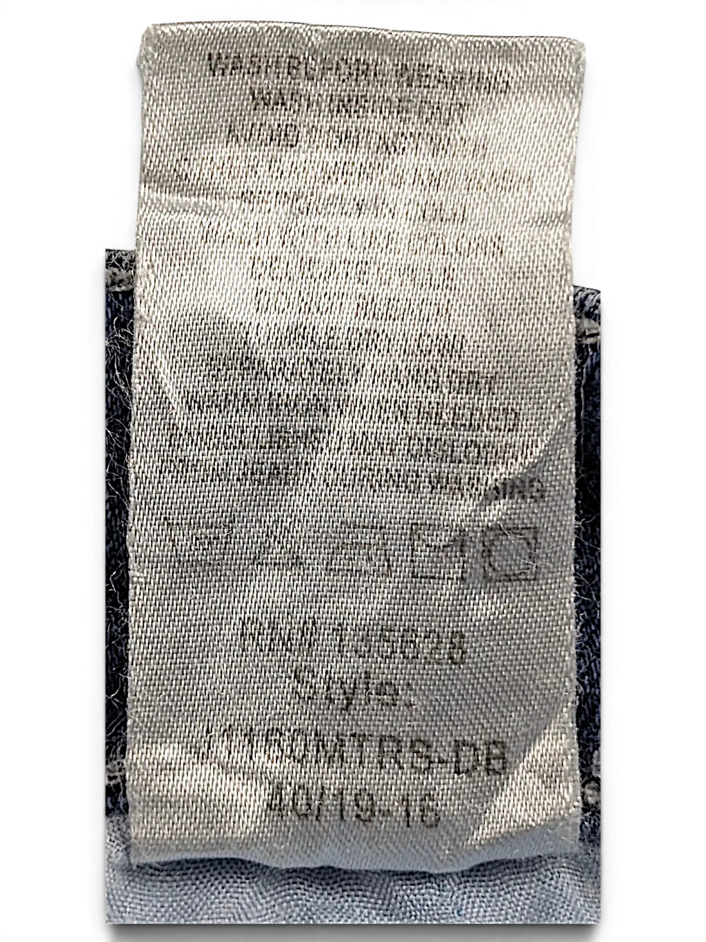JAKE & IPI D Kin Jeans Wear size 20W clothing care and material label with style code J1160MTRS-DB