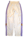 JAKE & IPI Kappa retro track pants in white and lilac with side stripe detailing and signature branding