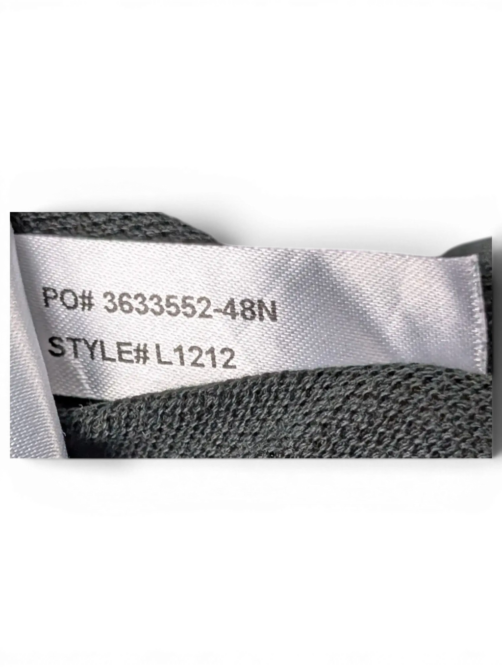 JAKE & IPI Lacoste black polo shirt interior care and style label detail