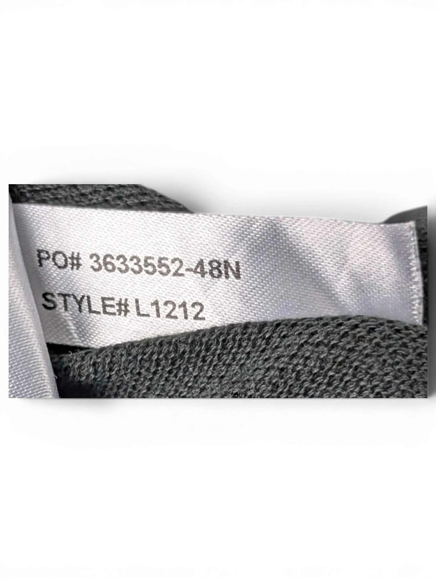 JAKE & IPI Lacoste black polo shirt interior care and style label detail