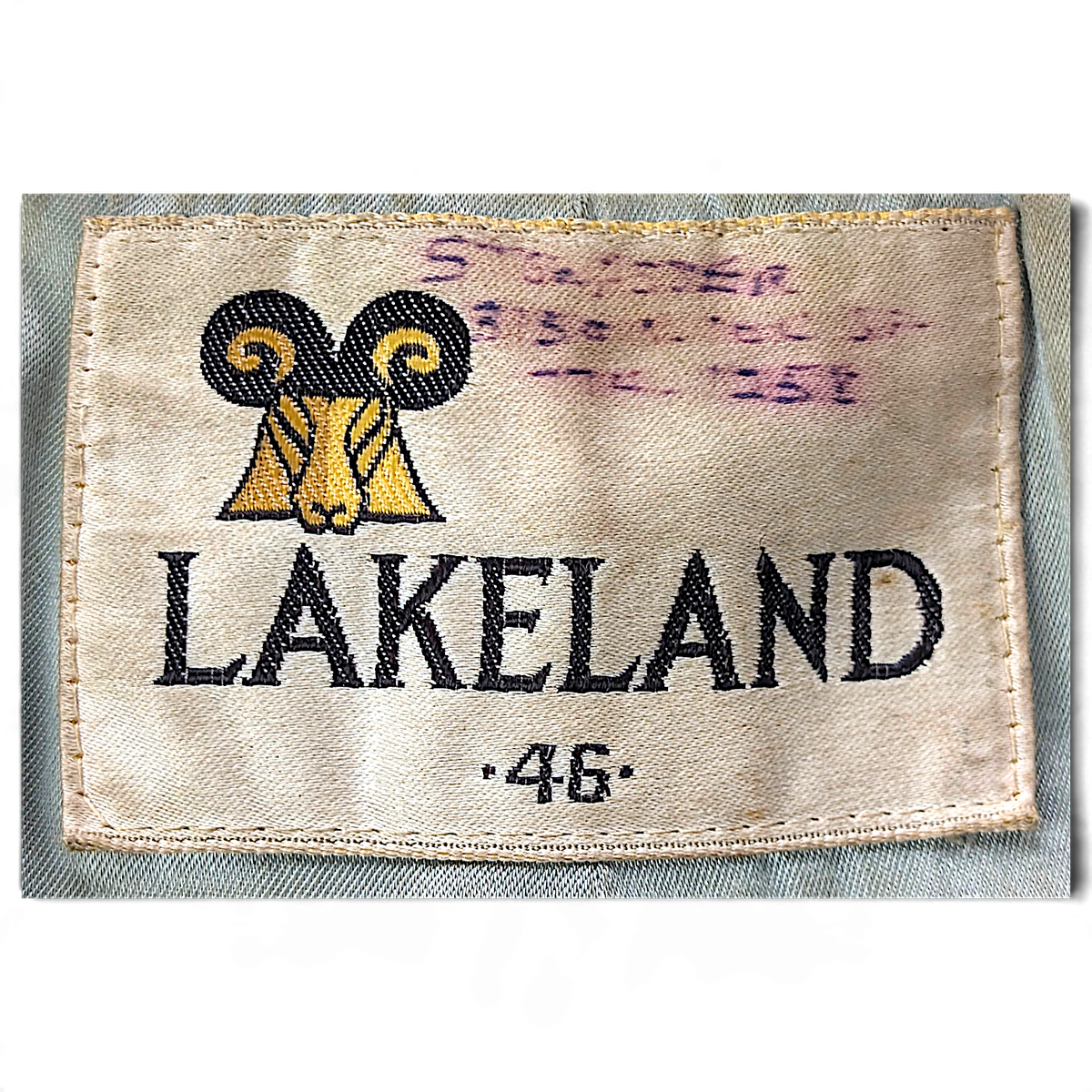 Lakeland Tan Genuine Leather Car Coat – 46 – brand or garment label.