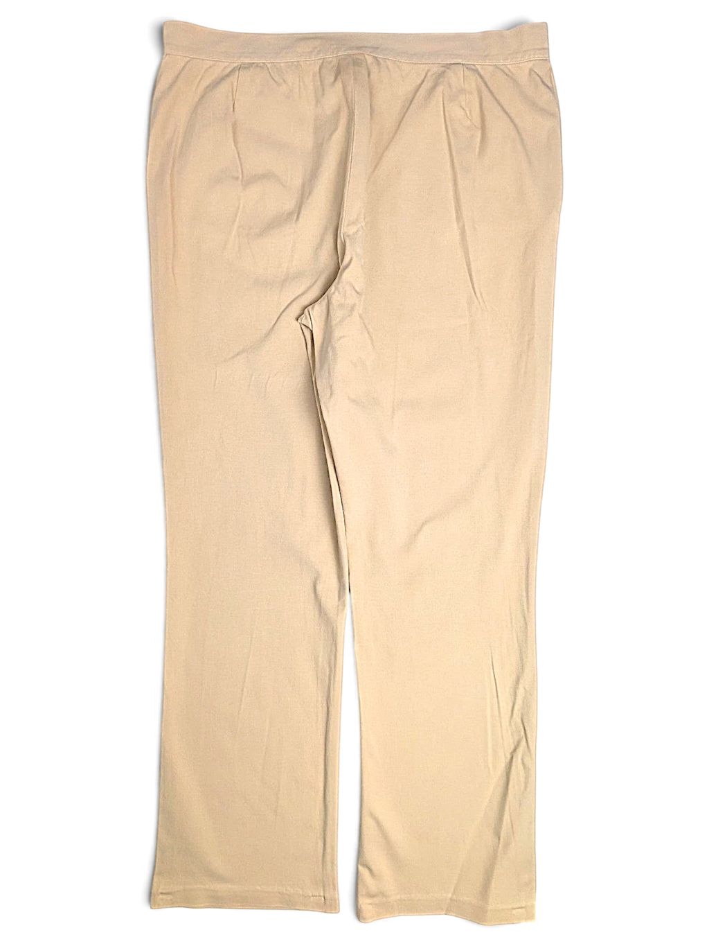 JAKE & IPI pre-owned Lauren Ralph Lauren beige tailored trousers with front pleats and a straight leg fit.