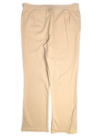 JAKE & IPI pre-owned Lauren Ralph Lauren beige tailored trousers with front pleats and a straight leg fit.
