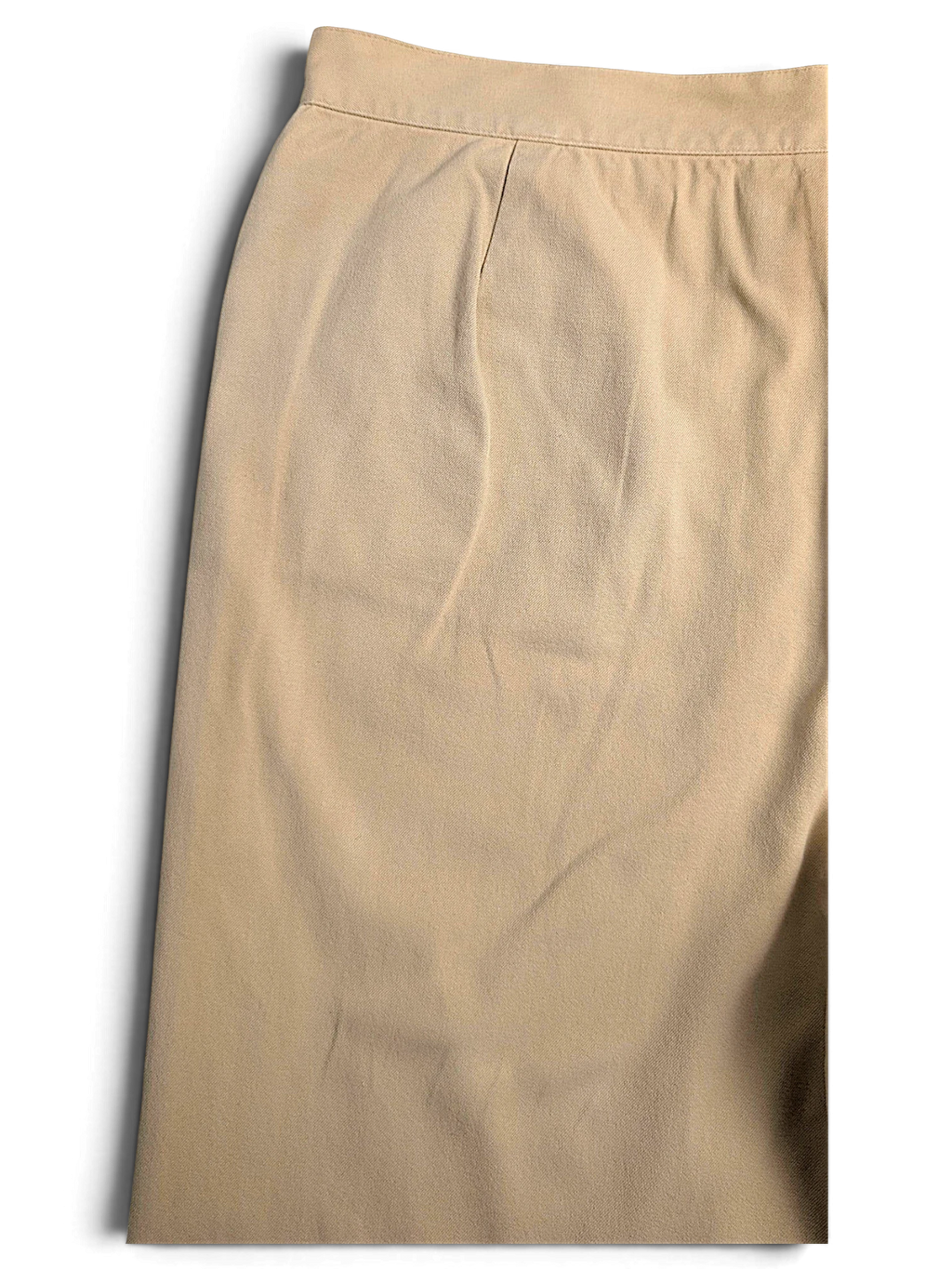 JAKE & IPI pre-owned Lauren Ralph Lauren beige tailored trousers with front pleat detail
