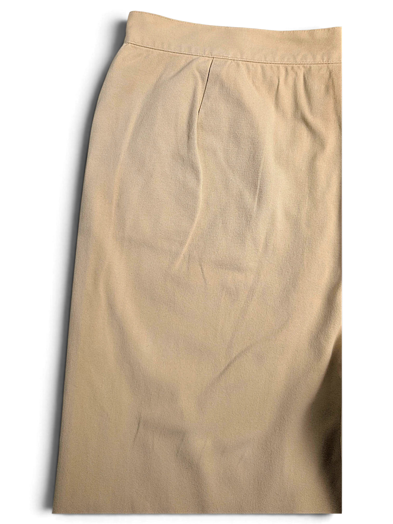 JAKE & IPI pre-owned Lauren Ralph Lauren beige tailored trousers with front pleat detail