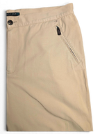 JAKE & IPI pre-owned Lauren Ralph Lauren beige tailored trousers with front zip pockets and pleated detail