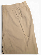 JAKE & IPI pre-owned Lauren Ralph Lauren beige tailored trousers with front pleats and straight leg fit