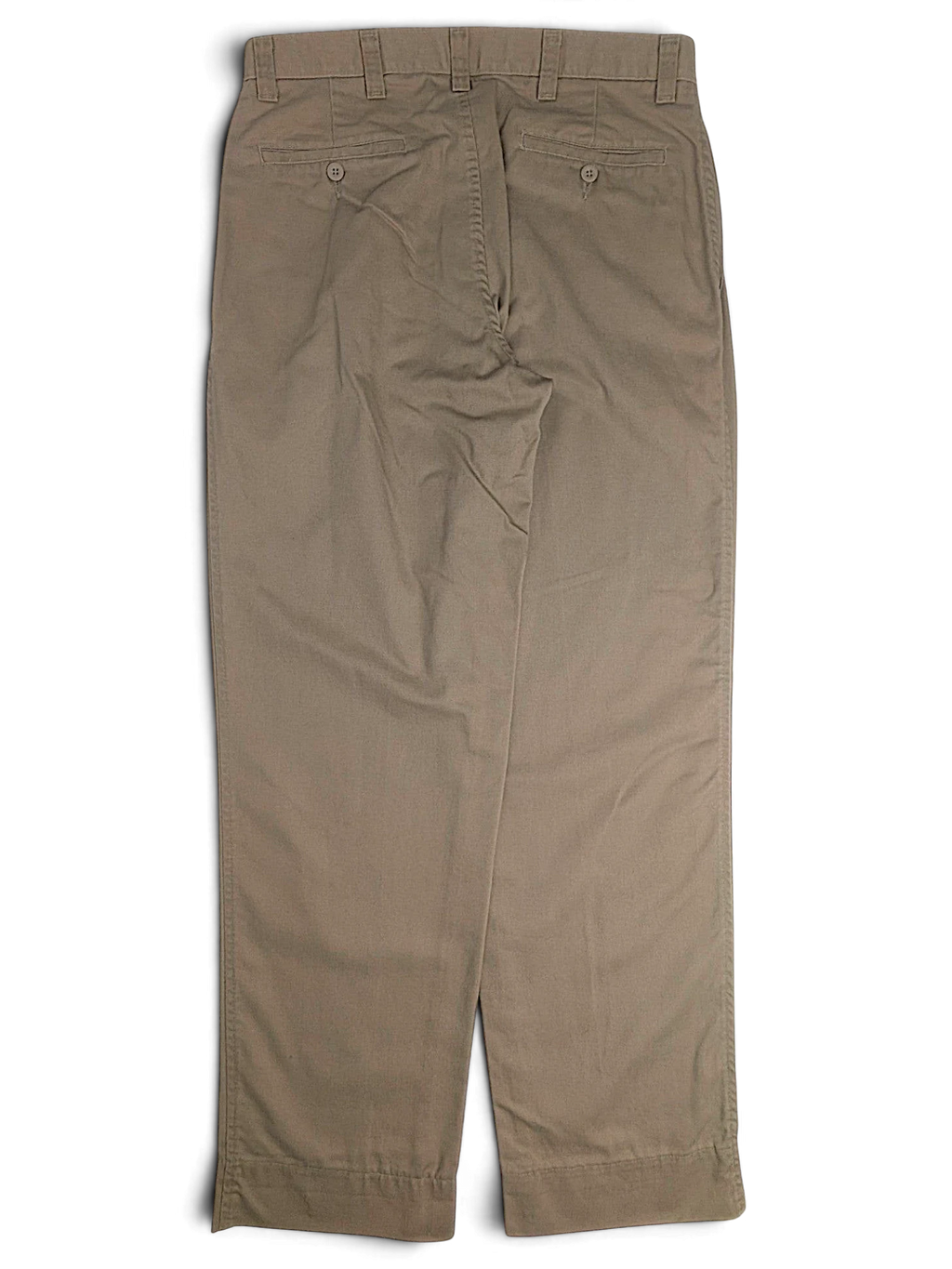 JAKE & IPI Lee Performance Khakis beige pleated trousers with back pockets and straight leg fit