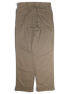 JAKE & IPI Lee Performance Khakis beige pleated trousers with back pockets and straight leg fit