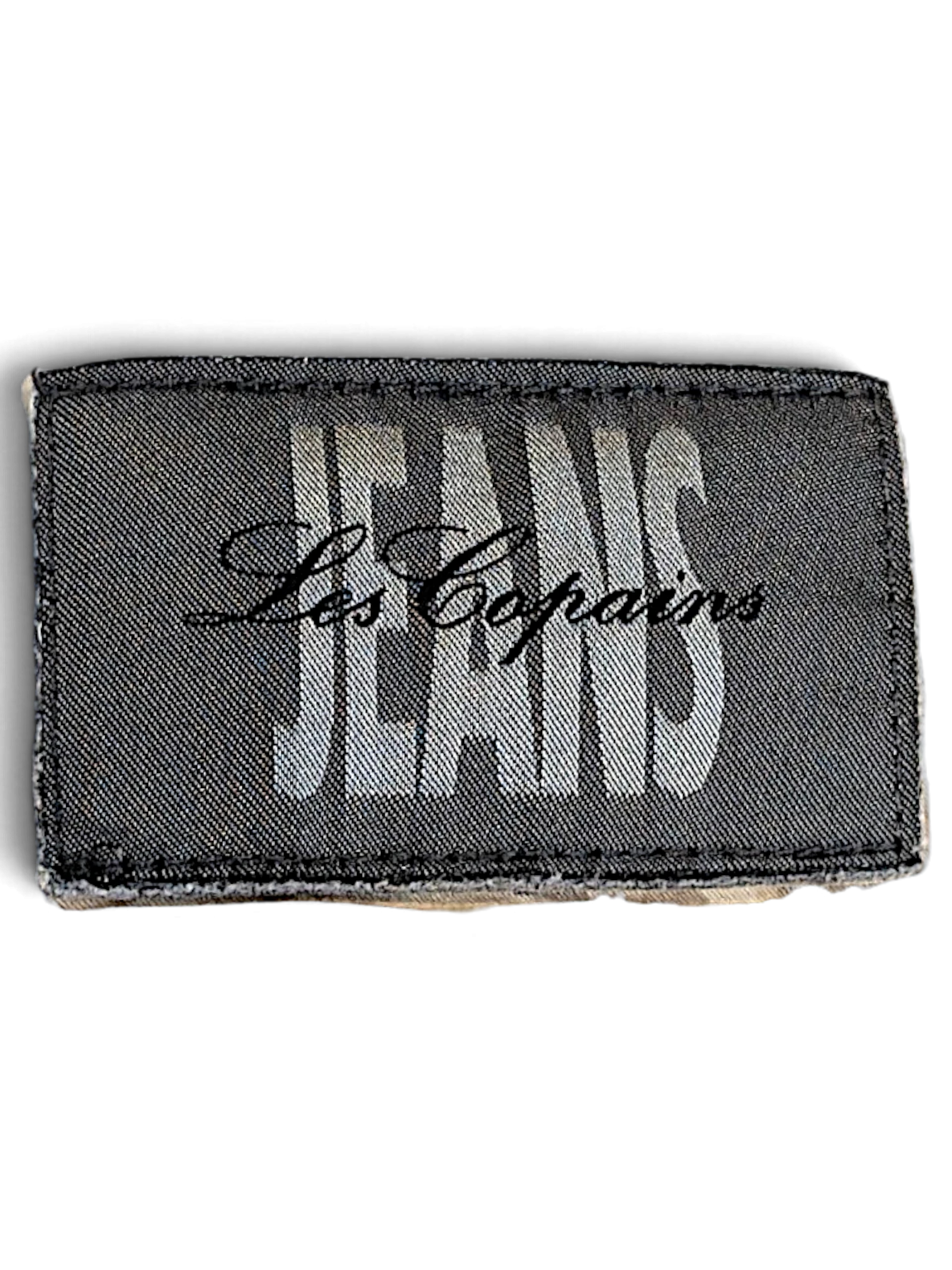 JAKE & IPI Les Copains Jeans brand clothing label in black and white